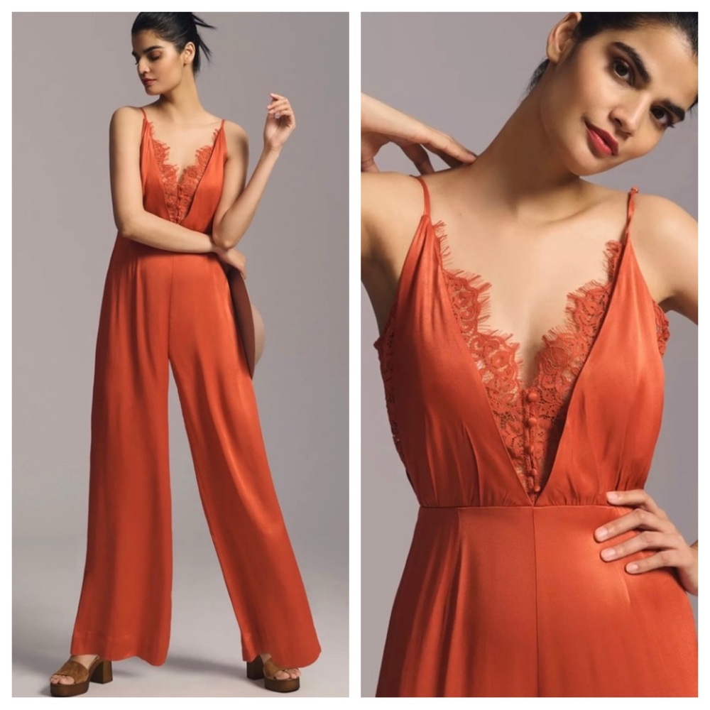 NWT Silky Anthro Jumpsuit